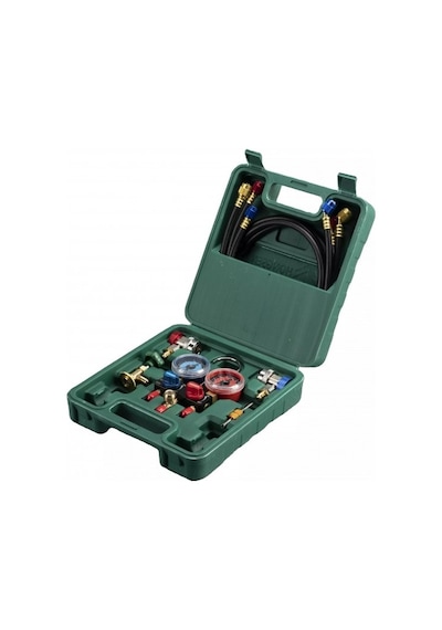 Hs-m01-134-a 2li Manifold R22/32/410 Hortumlu Adaptörlü Çantalı