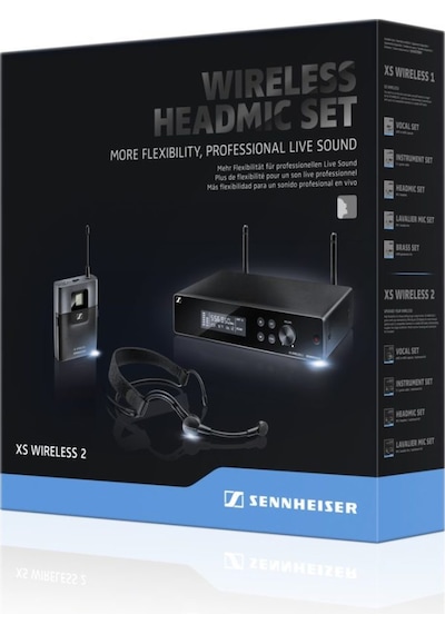 Sennheiser-xsw 2-Me3 Taç/ense Tipi Kablosuz Mikrofon Seti