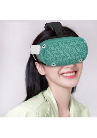 Oculus Meta Quest 2 Yeşil Silikon Koruyucu Kılıf