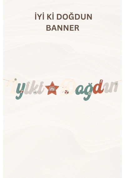 Retro Temalı Doğum Günü Parti Seti İyi Ki Doğdun Banner, Tavan Sarkıt, Gözlük, Pasta Süsü Ve Mısır Kutusu Krem