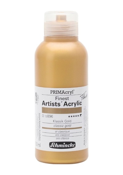 Schmincke Primacryl Artist Akrilik Boya 250 Ml Seri 2 896 Classic Gold
