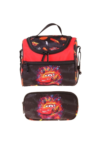 Kaukko Kids Erkek Çocuk Yarış Arabası Baskılı Kırmızı - Siyah Thermo Beslenme Çantası Ve Kalemlik Seti - Setkk-l5400 Kaukko Kids Erkek Çocuk Yarış Arabası Baskılı Kırmızı - Siyah Thermo Beslenme Çantası Ve Kalemlik Seti - Setkk-l5400