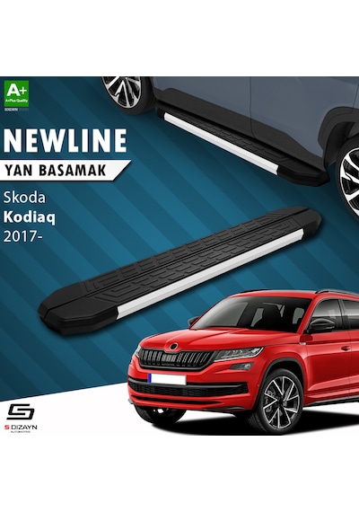 S-dizayn Skoda Kodiaq Newline Aluminyum Yan Basamak 193 Cm 2017 Ü