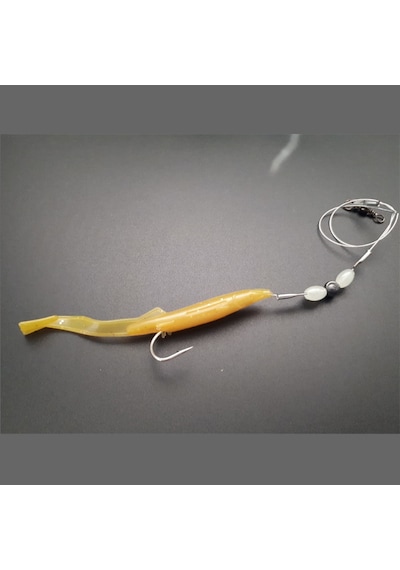 Levrek Lüfer Avcısı Çelik Telli Silikon Balık 8,5 Cm