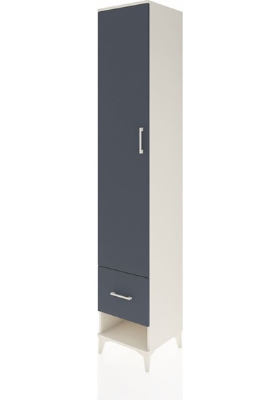 Hyperion Dolap 3 Raflı Tek Çekmeceli Tek Askılı 44x44x243 Aytaşı-antrasit Aytası Hyperion Dolap 3 Raflı Tek Çekmeceli Tek Askılı 44x44x243 Aytaşı-antrasit Aytası