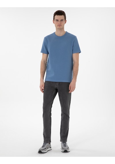 Pierre Cardin Erkek Mavi Tişört 50302581-vr036 Mavi