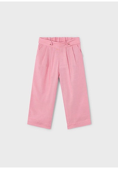 Mayoral Kız Çocuk Keten Pantolon 3551 Pembe