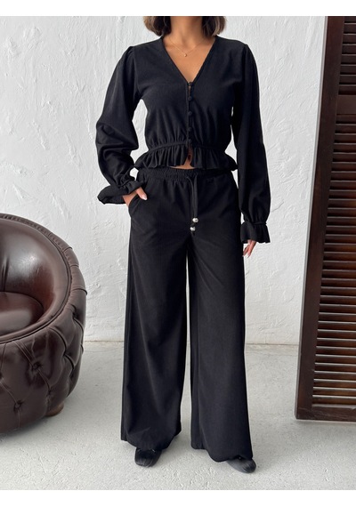 Verymoda Fitilikadife Pantolon F1996 Siyah