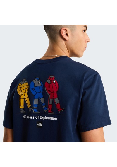 The North Face M Tnf Celebratıon Relaxed Short Sleeve T Erkek Tişört Nf0a8gar8k21 Lacivert