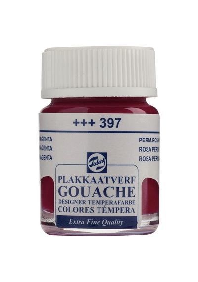 Talens Guaj Boya 16ml - Permanent Rose Magenta 397 10'lu