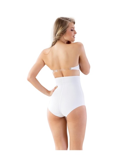 Beyaz Mı Emay 2813 Yüksek Bel Slip Lazer Korse Beyaz