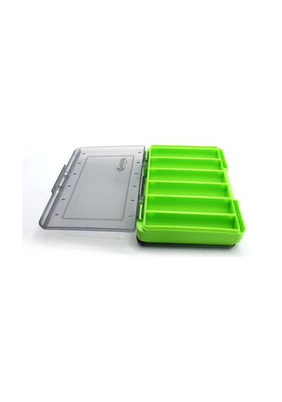Captain 7221 Sahte Balık Kutusu 12 Gözlü 13x9x3.5cm - Green