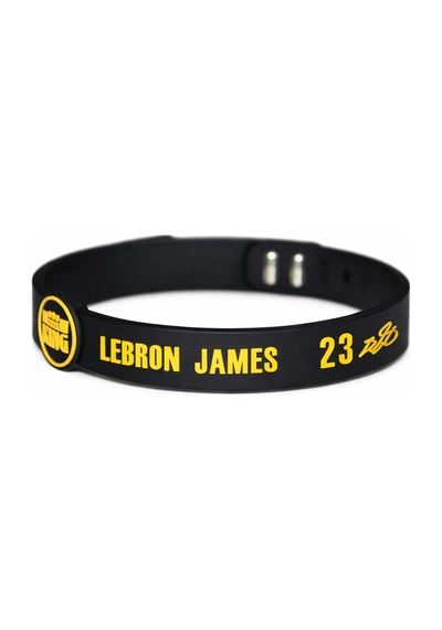 Lebron James Siyah Ayarlanabilir Basketbol Nba Bileklik Siyah Siyah