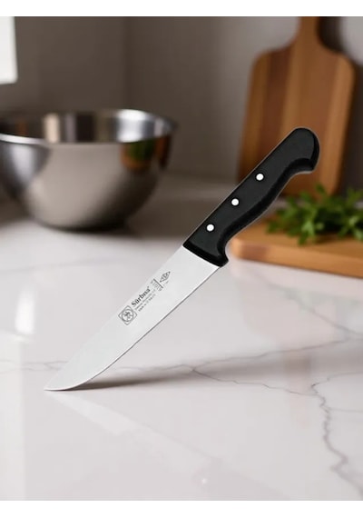 Sürmene Sürbisa 61015 Kuşbaşı Et Kasap Bıçağı 29,5 Cm Pimli Et Kesim Kemik Sıyırma Doğrama Mutfak Bıçağı