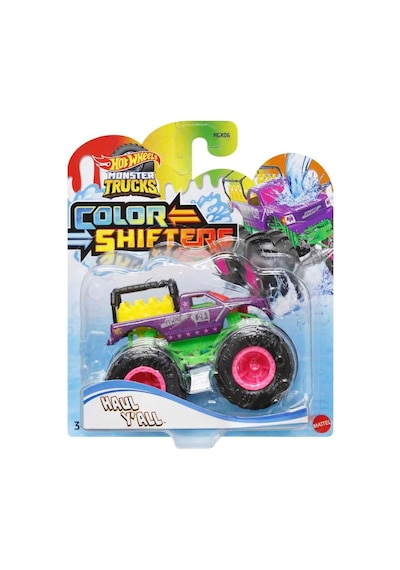 Hot Wheels Monster Trucks Renk Değiştiren Araçlar Haul Y'all Hmh Çok Renkli