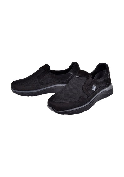 Forelli Comfort Üzeri File Erkek Spor Ayakkabı For-46005 Siyah Siyah