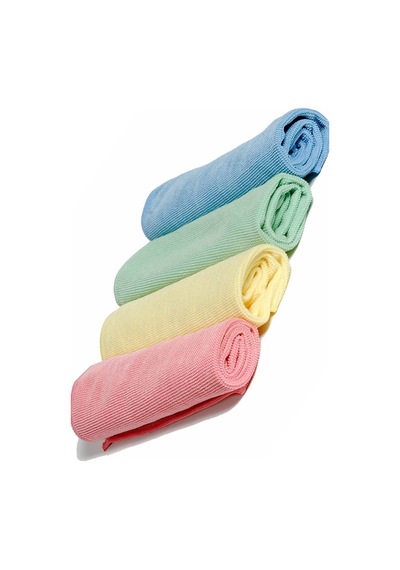 Süper Emici 40x40cm 4lü Mikrofiber Kurulama Bezi - Renkli Cam Araç Silme Bezi 4 Adet Diğer