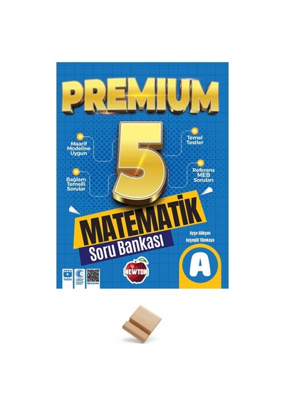 Newton 5. Sınıf Premium A Matematik Soru Bankası + Telefon Standı