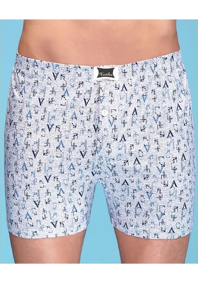 Tutku Erkek Penye Düz Boxer 6 Adet 001