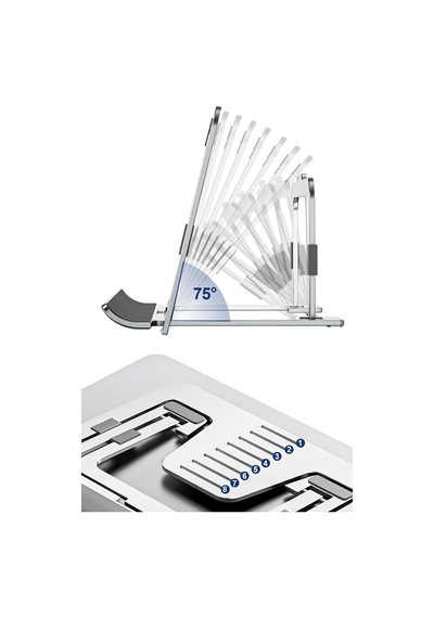 Tablet Standı Ayarlanabilir Katlanabilir Masa Üstü Alüminyum Tablet Tutucu Notebook Stand