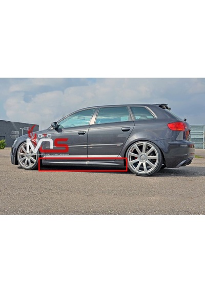 Audi A3 Uyumlu R Marşpiyel Sağ Sol Takım Fiberglass Boyasız