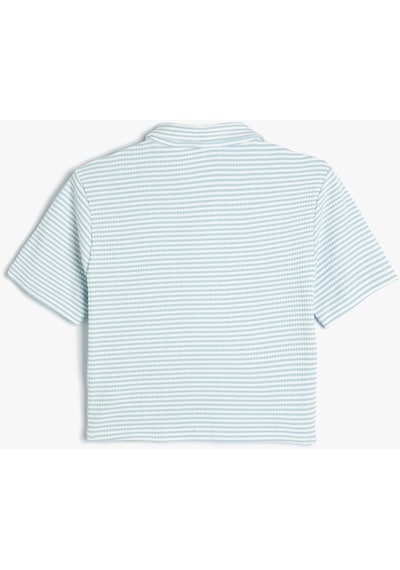 Koton Polo Yaka Tişört Kısa Kollu Yarım Fermuarlı Mavi Çizgili 4sak50237ek Mavi Koton Polo Yaka Tişört Kısa Kollu Yarım Fermuarlı Mavi Çizgili 4sak50237ek Mavi