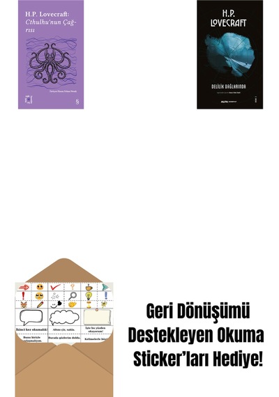 Everest Açıkhava 6 - Cthulhu Nun Çağrısı + Delilik Dağlarında + Okuma Sticker'ları