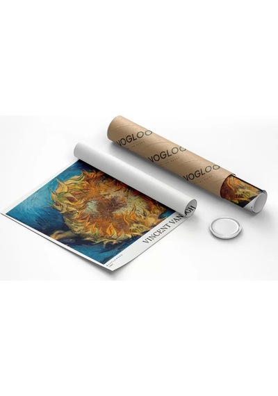 Çerçevesiz Poster Van Gogh Ayçiçekleri 1