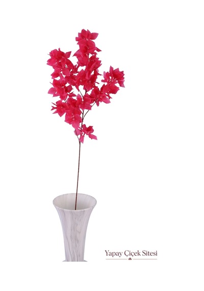 Yapay Çiçek Sitesi Yapay Begonvil Çiçeği Dalı 85 Cm Fuşya Pembe