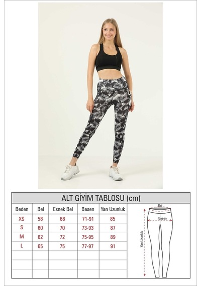 Missmaral Kadın Tayt Yüksek Bel Çift Cepli Siyah - Beyaz Yıldız Desenli Dijital Slim Fit 1058 Siyah - 188143480 Siyah Missmaral Kadın Tayt Yüksek Bel Çift Cepli Siyah - Beyaz Yıldız Desenli Dijital Slim Fit 1058 Siyah - 188143480 Siyah