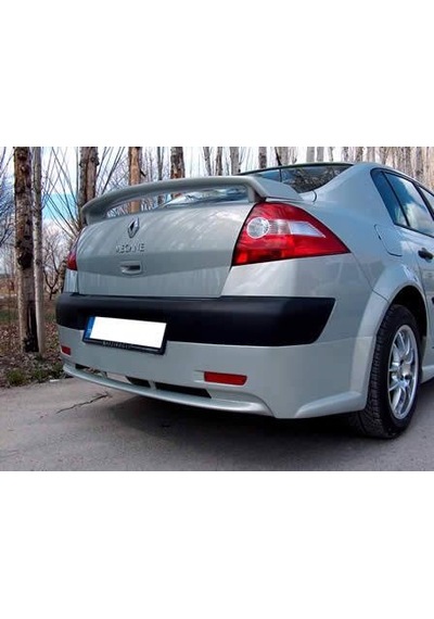 Renault Megane 2 Sedan Bagaj Üstü Spoyler Fiber Boyasız