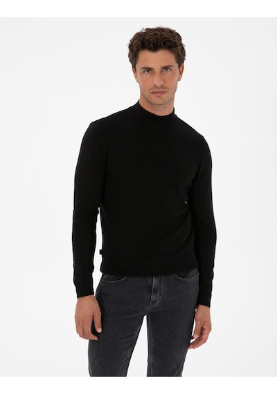 Pierre Cardin Erkek Siyah Kazak /triko 50318128-vr046 Siyah