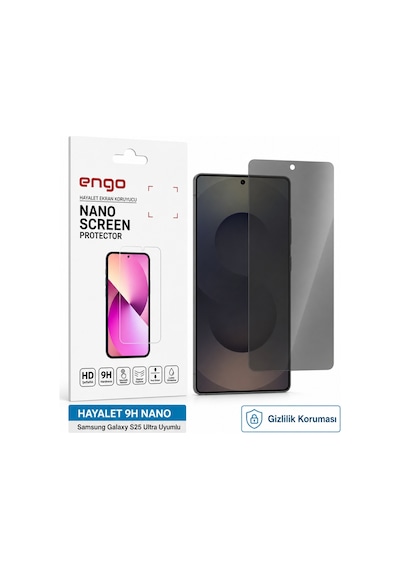Samsung Galaxy S25 Ultra Uyumlu Hayalet Ekran Koruyucu Gizlilik