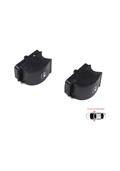 2 Adet Cam Açma Düğme Kapağı Fiat Citroen Peugeot 735417033 İçin