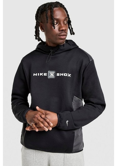 Nike Shox Overhead Hoodie Kapüşonlu Erkek Sweatshirt Siyah