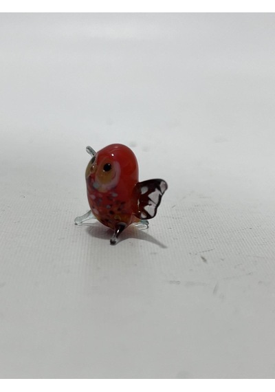 El Yapımı Mini Murano Cam Baykuş Biblo A160-02