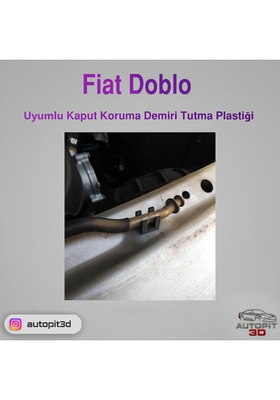 Fıat Doblo Uyumlu Kaput Koruma Demiri Tutma Plastiği