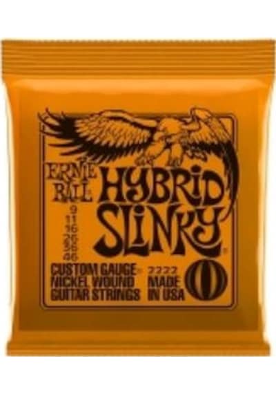 Ernie Ball 2222 Hybrid Slinky Nickel Elektro Gitar Teli (9-46)