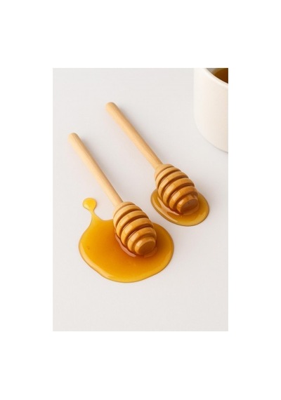 Ahşap Bal Kaşığı Seti 2 Li 16,5 Cm