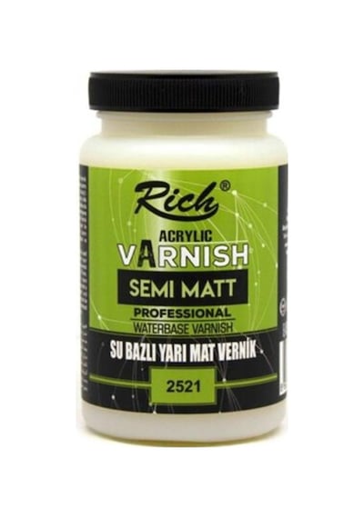 Rich Su Bazlı Yarı Mat Vernik 250 Cc