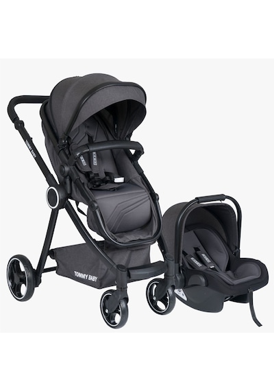Tommy Baby Toranto Black Vip Travel Sistem Bebek Arabası Puset