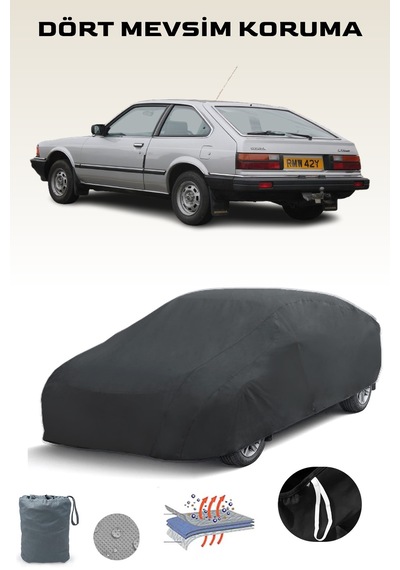 Siyah, Honda Accord 2 Hatchback, Araba Brandası, Oto Örtüsü, Araba Çadırı Siyah