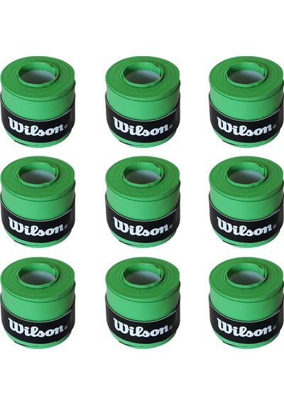 Wilson Comfort Bowl O'grips 9 Adet Grip. Tenis Raketi Gribi Yeşil