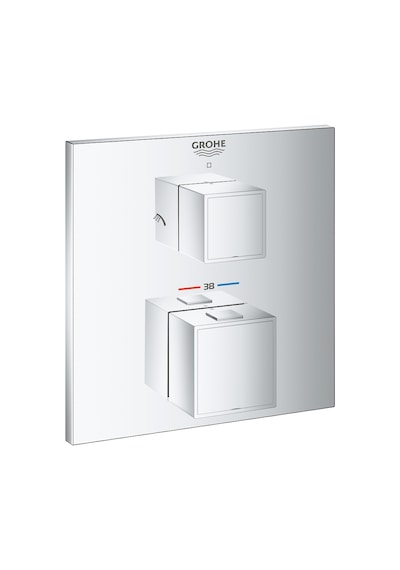 Grohtherm Cube Termostatik Banyo/Duş Bataryası 24154000 Krom