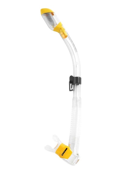 Cressi Supernova Dry Şnorkel Clear-yellow