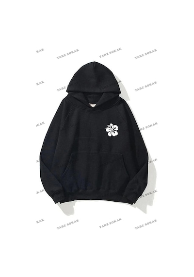 Tarzsokak Y2k Unisex Siesta Beach Sweatshirt Kod 1997 Siyah