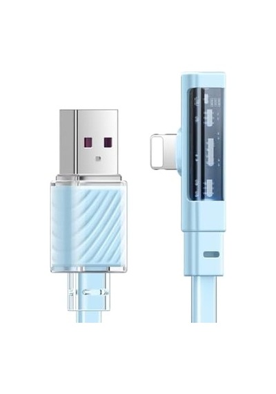 Ca-3415 Usb-a To Lightning 3a 20w L Kablo 1.8m Mavi Acı Kahve