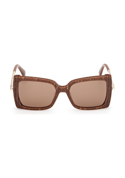 Maxmara Mm0166 56e Kadın Güneş Gözlüğü Kahverengi