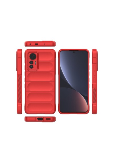 Xiaomi Mi 12 Lite Uyumlu Kılıf Optimum Silikon - Kırmızı