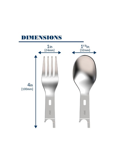 Opinel Pıcnıc Plus 3 Parçalı Set, Uygun Bıçak No. 08, Bir Çatal Ve Bir Kaşık, Toplam Uzunluk 10,5 Cm, 254635, Kah Genel